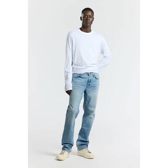 Cotton Citizen Mens Prince Long Sleeve Tee Shirt in White XL - Picture 2 of 3